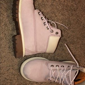 Timberland pink boots size 3